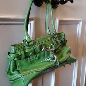 Coach green bag
